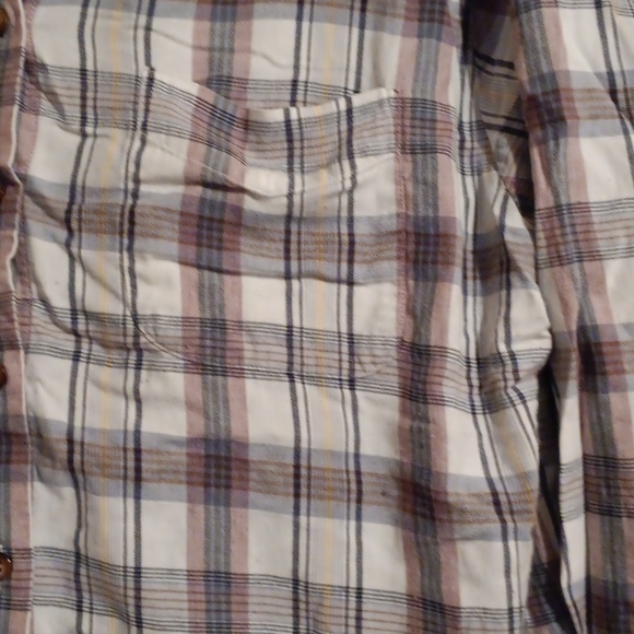 Plaid Button-Up Shirt - Picture 3 of 10